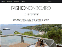 Tablet Screenshot of fashiononboard.net